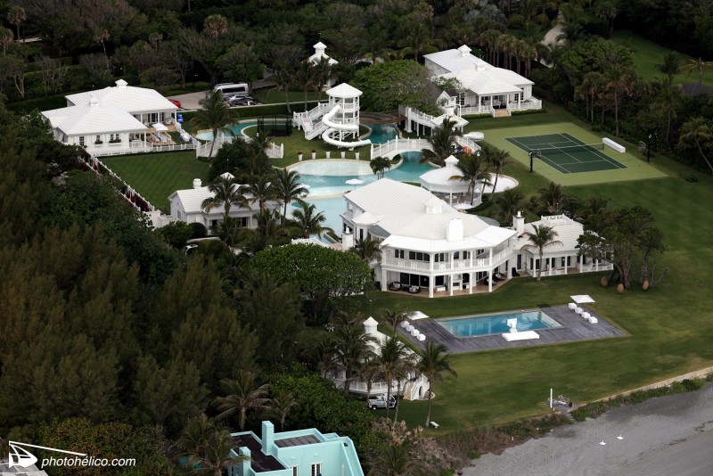 Jupiter, Florida : Céline Dion and René Angelil's House - Photo Hélico inc.